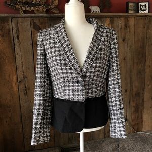 NWT Karl Lagerfeld Tweed Blazer